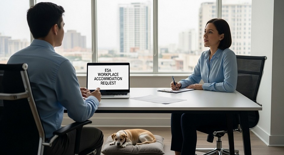 esa workplace accommodation request